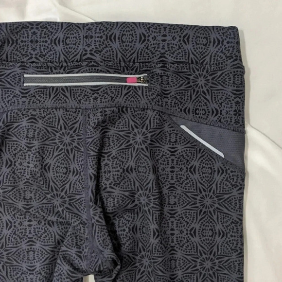 Athleta Printed Bare To Run Knicker, Color Asphalt Starfruit Size XS - Picture 9 of 15